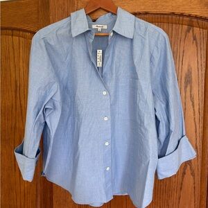 Madewell Blue Buttom Down W12